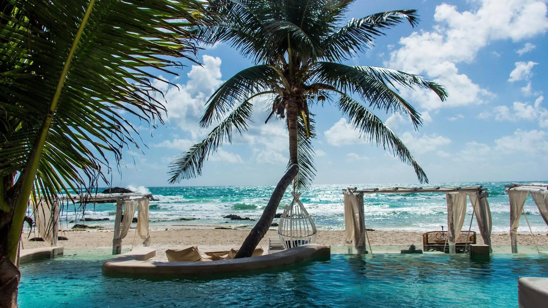 Tulum Beachfront Bungalows Luxury tent